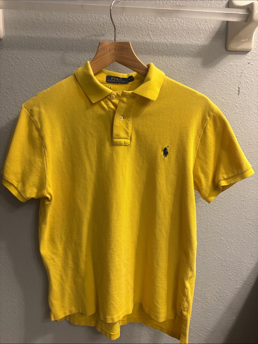 Polo by Ralph Lauren Bright Yellow Embroidered Pony Polo